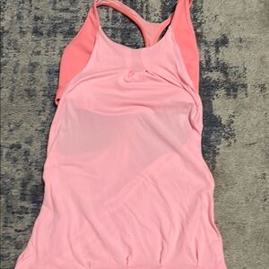 Lululemon Athletica Pink Fitted Racerback Tank Top